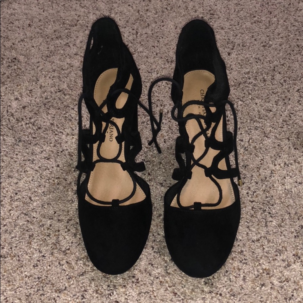 Black close toed heels